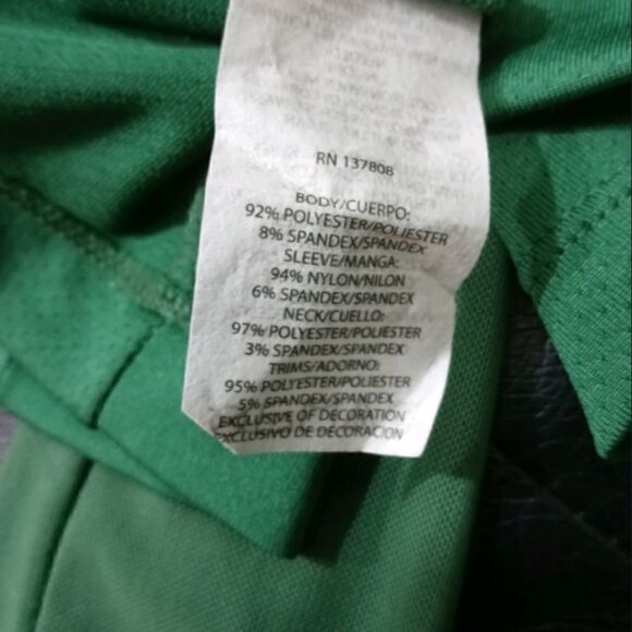 NFL All Sport Couture New York Jets Green Mesh Long Sleeve Top -G - Picture 6 of 7